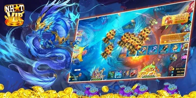 Bắn Cá Long Vương Nhatvip - Game 3D Độc Đáo Săn Thưởng Khủng Tính năng mới độc đáo trong game bắn cá Long Vương